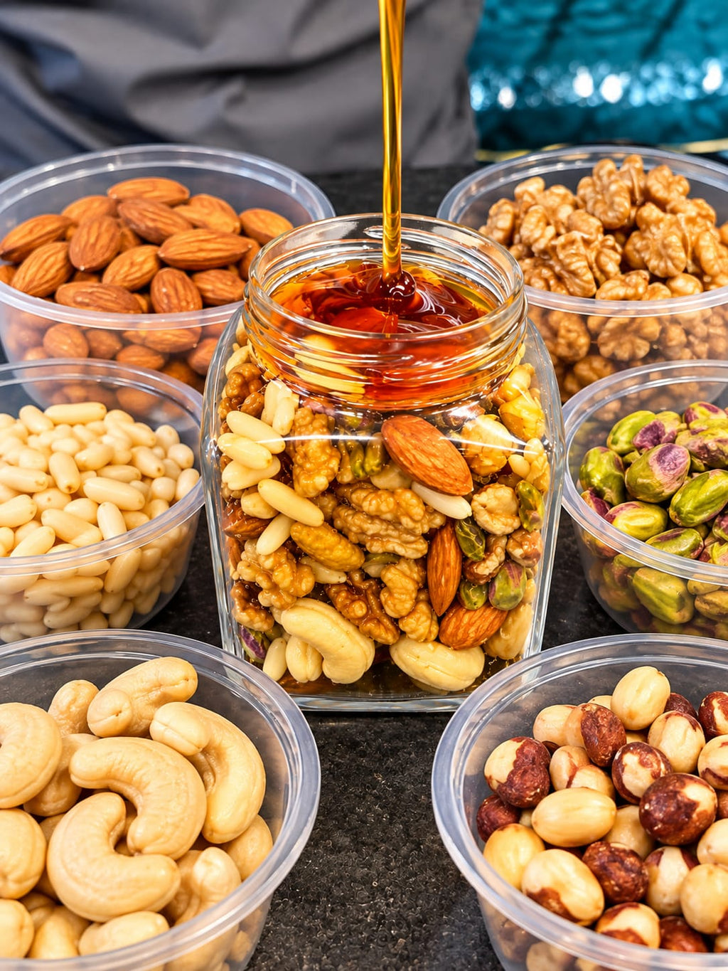 Premium Zafraan Mixed Dry Fruits in Honey | Royal Honey Nuts Jar – Royal Dry Fruit